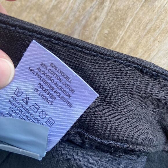 DL1961 Midrise Instasculpt Ankle Skinny Jeans Black Size 32 - Picture 3 of 4